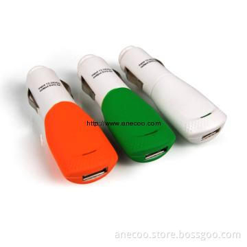 2500mAh colorful USB car charger for